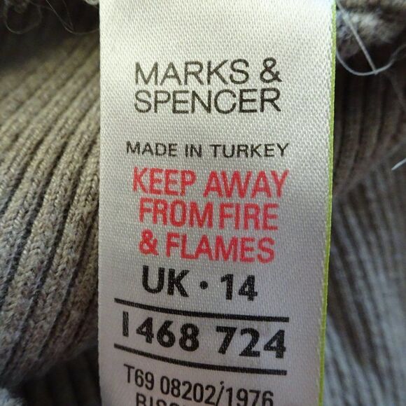 Marks & Spencer Limited Collection Sweater Dress Size 14 - Picture 7 of 10